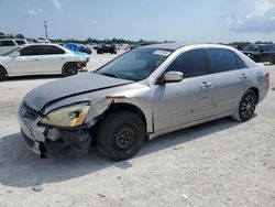 Salvage cars for sale from Copart Arcadia, FL: 2003 Honda Accord LX