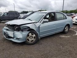 Salvage cars for sale at East Granby, CT auction: 2003 Honda Civic Hybrid