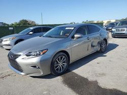 Salvage cars for sale from Copart Orlando, FL: 2017 Lexus ES 300H