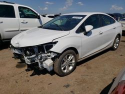 Salvage cars for sale from Copart Elgin, IL: 2019 Chevrolet Cruze LT