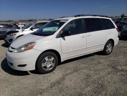 Salvage cars for sale at Antelope, CA auction: 2009 Toyota Sienna CE