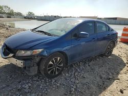 Salvage cars for sale at Haslet, TX auction: 2014 Honda Civic EX
