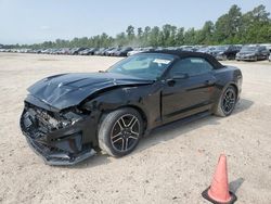 Salvage cars for sale at Houston, TX auction: 2021 Ford Mustang