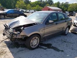 Salvage cars for sale from Copart Mendon, MA: 2011 Ford Focus SE