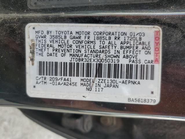 2003 Toyota Corolla CE