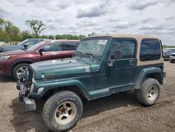 Jeep salvage cars for sale: 1999 Jeep Wrangler / TJ Sahara