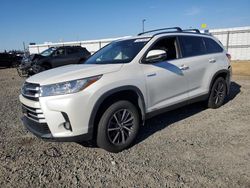 Salvage cars for sale at Sacramento, CA auction: 2019 Toyota Highlander Hybrid