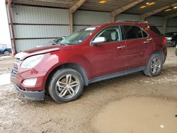 Chevrolet Equinox ltz salvage cars for sale: 2016 Chevrolet Equinox LTZ