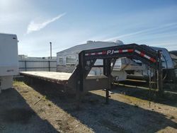 Salvage trucks for sale at Elgin, IL auction: 2018 PJ Utlity TRL