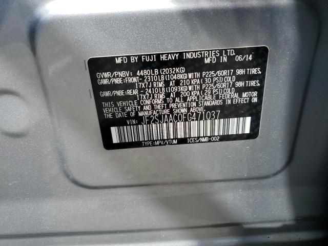2015 Subaru Forester 2.5I