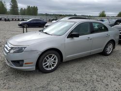 Salvage cars for sale from Copart Arlington, WA: 2012 Ford Fusion S