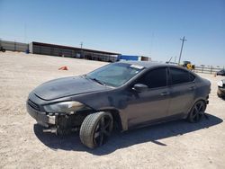 Salvage cars for sale at Andrews, TX auction: 2016 Dodge Dart SXT