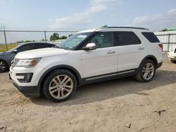 Salvage cars for sale at Houston, TX auction: 2016 Ford Explorer Limited