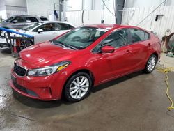 Salvage cars for sale from Copart Ham Lake, MN: 2017 KIA Forte LX