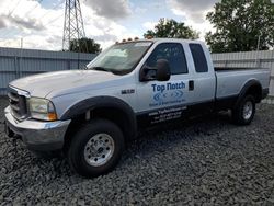 Salvage cars for sale from Copart Blaine, MN: 2002 Ford F250 Super Duty