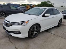 Salvage cars for sale at Wilmer, TX auction: 2017 Honda Accord Sport Special Edition