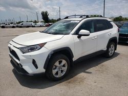 Salvage cars for sale at Miami, FL auction: 2021 Toyota Rav4 XLE