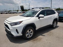 Toyota salvage cars for sale: 2021 Toyota Rav4 XLE