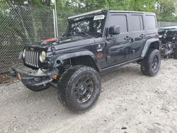Salvage cars for sale at Cicero, IN auction: 2016 Jeep Wrangler Unlimited Sahara