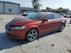 Salvage cars for sale at Tulsa, OK auction: 2014 Ford Fusion S