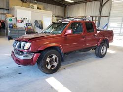 Salvage cars for sale from Copart Rogersville, MO: 2000 Nissan Frontier Crew Cab XE