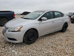 Salvage cars for sale at New Braunfels, TX auction: 2013 Nissan Sentra S