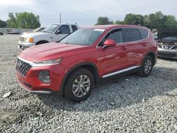 Salvage cars for sale at Mebane, NC auction: 2019 Hyundai Santa FE SE