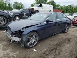 Salvage cars for sale from Copart Baltimore, MD: 2019 Mercedes-Benz E 450 4matic