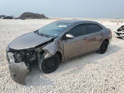 Toyota Corolla l Vehiculos salvage en venta: 2017 Toyota Corolla L