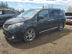 Toyota Sienna Sport salvage cars for sale: 2013 Toyota Sienna Sport