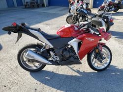 Salvage cars for sale from Copart Ellwood City, PA: 2012 Honda CBR250 R