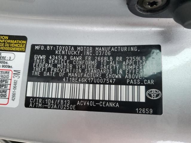 2007 Toyota Camry CE