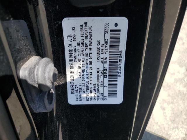 2008 Infiniti G37 Base