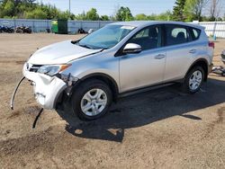 Salvage cars for sale at Bowmanville, ON auction: 2015 Toyota Rav4 LE