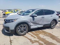 Salvage cars for sale at Grand Prairie, TX auction: 2021 Honda CR-V EX