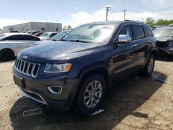 Salvage cars for sale at Chicago Heights, IL auction: 2015 Jeep Grand Cherokee Limited