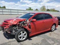 Salvage cars for sale from Copart Littleton, CO: 2013 Toyota Corolla Base