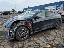 Salvage cars for sale at Woodhaven, MI auction: 2022 Ford Mustang MACH-E GT