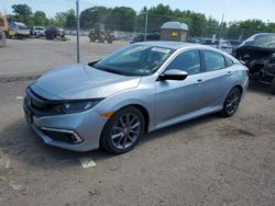 Honda Civic ex salvage cars for sale: 2020 Honda Civic EX