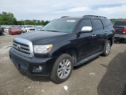 Salvage cars for sale at Cahokia Heights, IL auction: 2017 Toyota Sequoia Limited