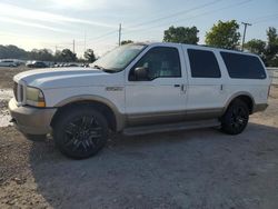 Salvage cars for sale at Riverview, FL auction: 2003 Ford Excursion Eddie Bauer