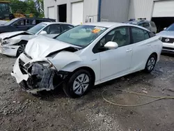 Salvage cars for sale at Savannah, GA auction: 2016 Toyota Prius