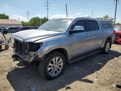 Salvage cars for sale from Copart Columbus, OH: 2010 Toyota Tundra Crewmax Limited