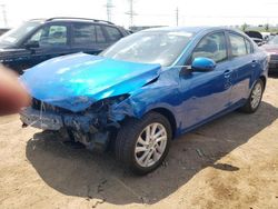 Salvage cars for sale from Copart Elgin, IL: 2012 Mazda 3 I