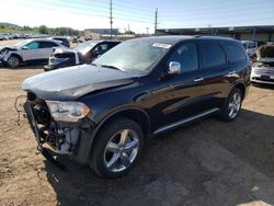 Salvage cars for sale at Colorado Springs, CO auction: 2011 Dodge Durango Citadel