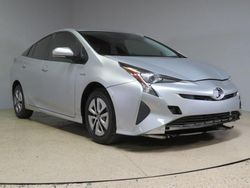 Salvage cars for sale from Copart Van Nuys, CA: 2018 Toyota Prius
