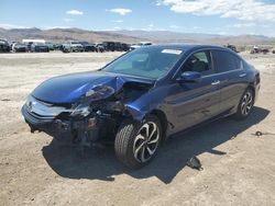 Salvage cars for sale at North Las Vegas, NV auction: 2016 Honda Accord EX