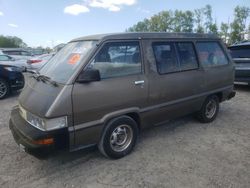 Salvage cars for sale at Arlington, WA auction: 1986 Toyota Van Wagon Deluxe