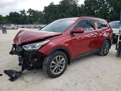 Salvage cars for sale from Copart Ocala, FL: 2017 Hyundai Santa FE SE
