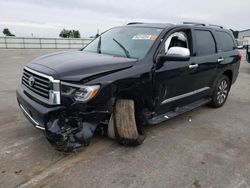 Toyota salvage cars for sale: 2018 Toyota Sequoia Limited